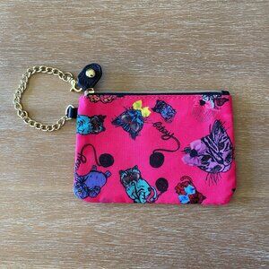 Betsey Johnson Kitty Cat Wristlet Clutch - Like New